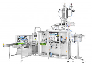 FILLING AND CAPPING MACHINE FOR SPOUTED DOYPACK® STAND UP POUCH
